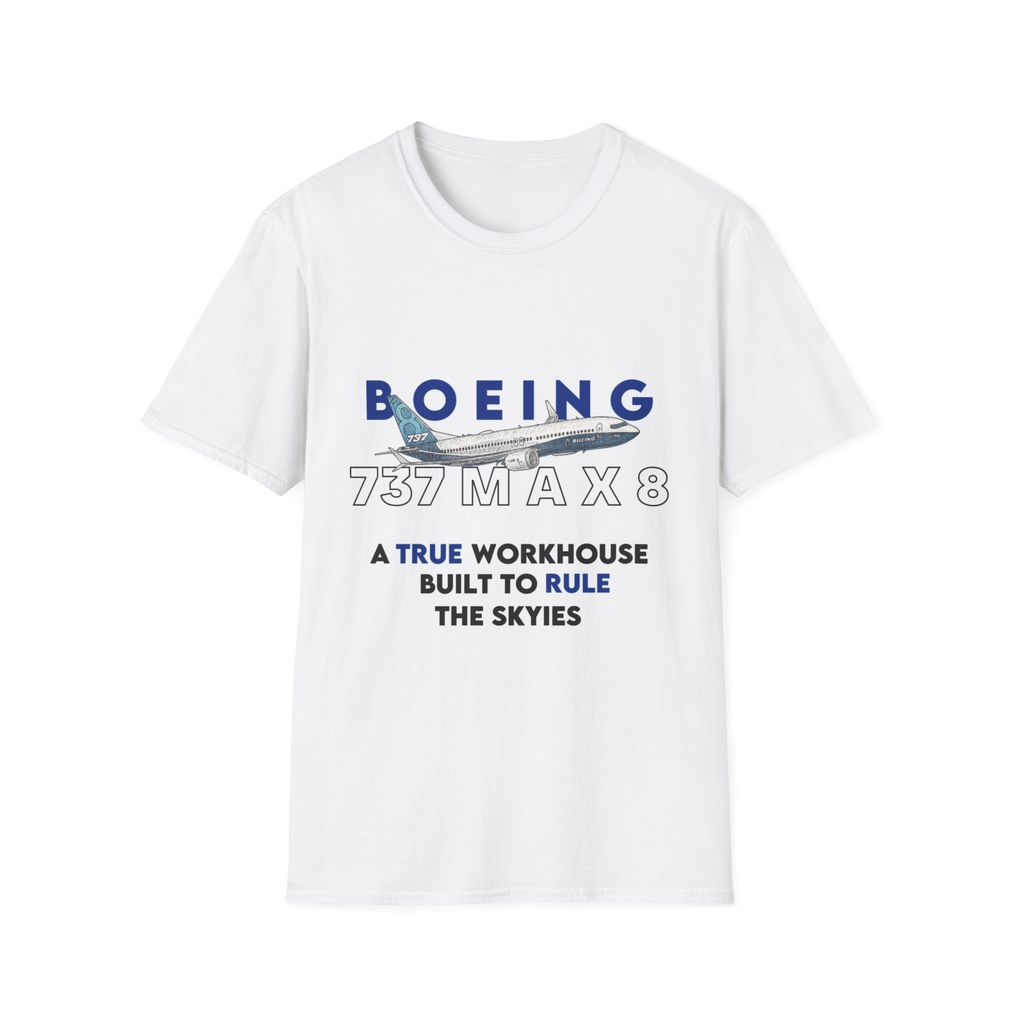 Boeing 737 MAX 8 Unisex Cotton T-Shirt